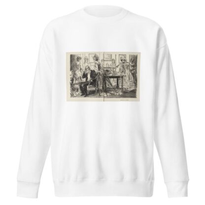 Christmas Eve Visitors by Charles Dana Gibson Sweatshirt