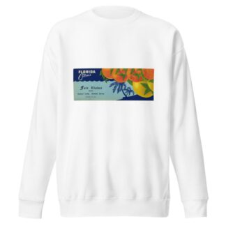 Fair Elaine Brand Florida Citrus Label by Anonymous Sweatshirt
