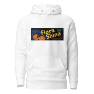 Flora Shine Citrus Label by Anonymous Hoodie