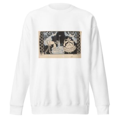 Twee marionetten op een toneel by Mira Sweatshirt