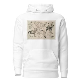 Coqs, canards, etc by Félix Bracquemond Hoodie