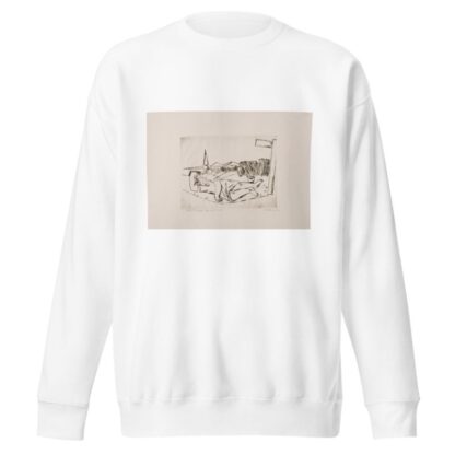 Sleeping Girl in Grain Field by Max Beckmann Sweatshirt