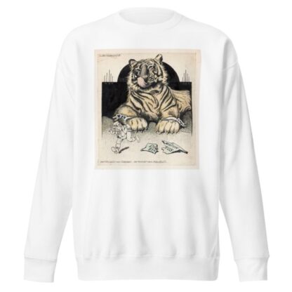 John Bull vlucht voor de Indiaase tijger by Patricq Kroon Sweatshirt