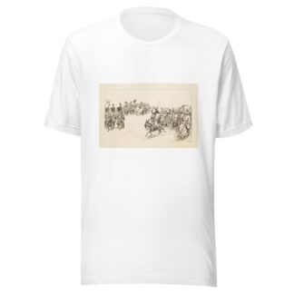 William Jennings Bryan as a general, cheered by his army on the field. by William Henry Walker T-Shirt