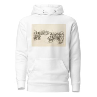 William Jennings Bryan as a general, cheered by his army on the field. by William Henry Walker Hoodie