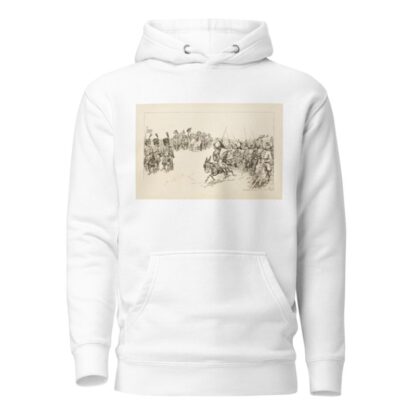 William Jennings Bryan as a general, cheered by his army on the field. by William Henry Walker Hoodie