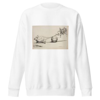 A see-saw with world trade as the fulcrum by William Henry Walker Sweatshirt