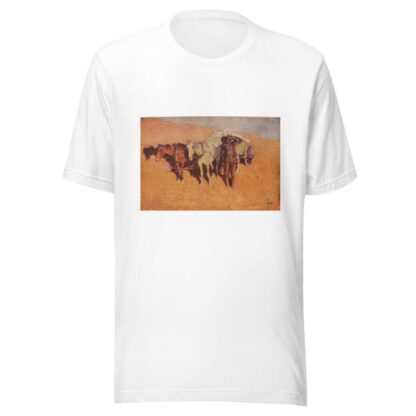 Benighted for a dry camp by Frederic Remington T-Shirt