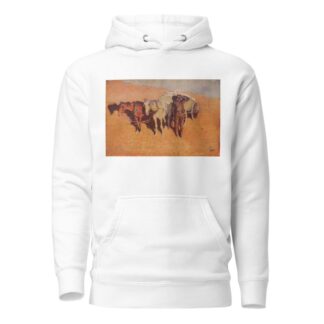Benighted for a dry camp by Frederic Remington Hoodie