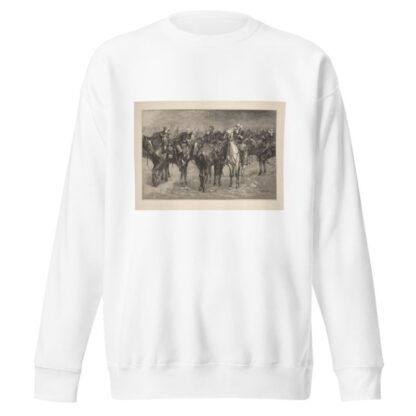 Cavalry in an Arizona Sand-storm by Frederic Remington Sweatshirt