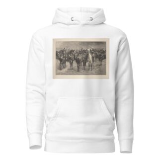 Cavalry in an Arizona Sand-storm by Frederic Remington Hoodie
