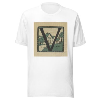 Letters designed and cut on linoleum blocks Pl.22 by Columbia University Teachers College T-Shirt