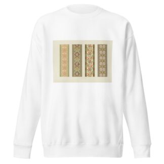 Polychromatic decoration as applied to buildings in the mediæval styles Pl.30 by George Ashdown Audsley Sweatshirt