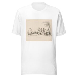 Vissers en drinkende mannen by Alexander Ver Huell T-Shirt