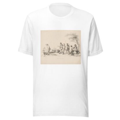 Vissers en drinkende mannen by Alexander Ver Huell T-Shirt