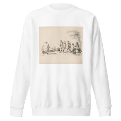 Vissers en drinkende mannen by Alexander Ver Huell Sweatshirt