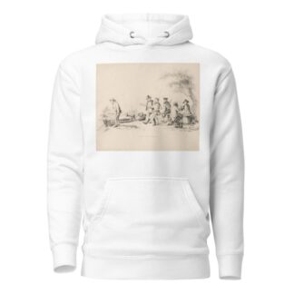 Vissers en drinkende mannen by Alexander Ver Huell Hoodie