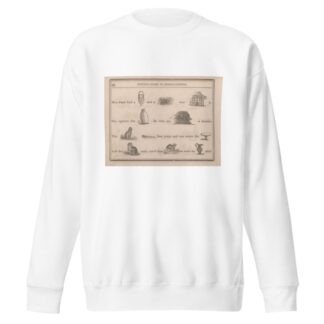 Bag, Mouse, Inn, Bag, Inn, Cat, Saw, Table, Dog, Puss, Ewer by Sherman & Co. Sweatshirt