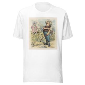 A new scythe cuts clean by John Samuel Pughe T-Shirt