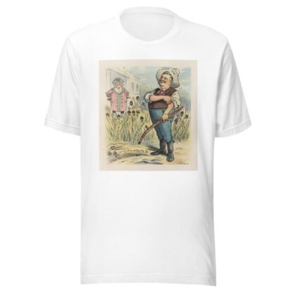 A new scythe cuts clean by John Samuel Pughe T-Shirt