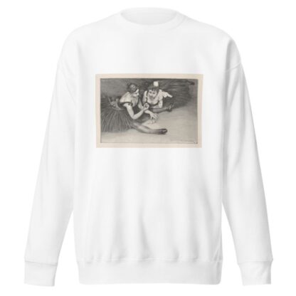In the greenroom; danseuses playing with ‘osselets’ by Pierre Carrier-Belleuse Sweatshirt