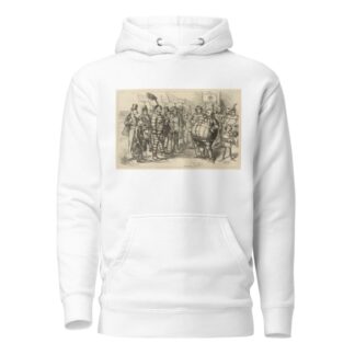 Our modern Falstaff reviewing his army by Thomas Nast Hoodie