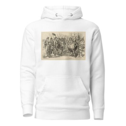 Our modern Falstaff reviewing his army by Thomas Nast Hoodie