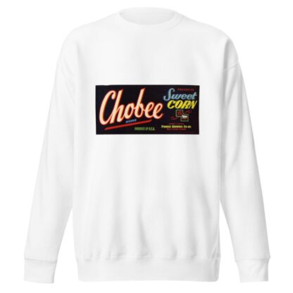 Chobee Brand Sweet Corn Label by Anonymous Sweatshirt
