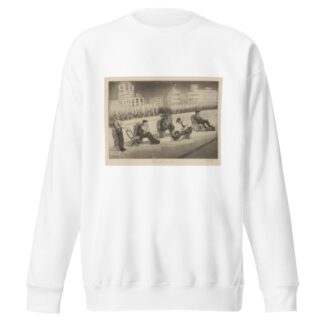 Shoeshining by Hyman William Katz Sweatshirt