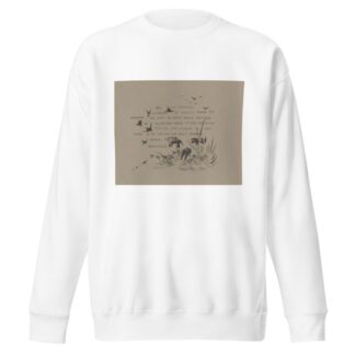 Tekstblad met zwaluwen by Theo van Hoytema Sweatshirt