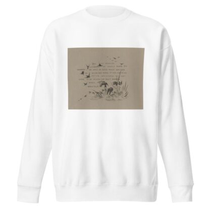 Tekstblad met zwaluwen by Theo van Hoytema Sweatshirt