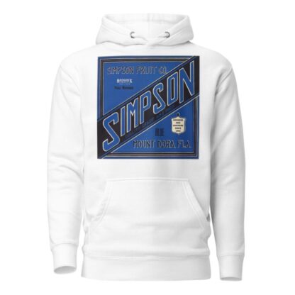 Fruit Label for Simpson – Blue by Anonymous Hoodie