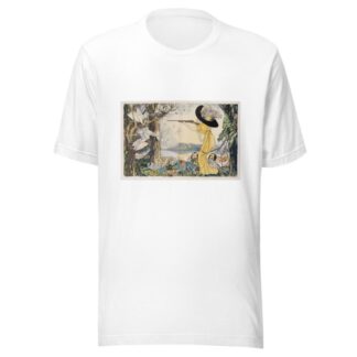 The woman behind the gun by Gordon Ross T-Shirt