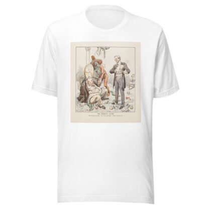 The Morning After. The bride’s father – Let’s see, gentlemen; Where were we by Louis Glackens T-Shirt