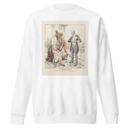 The Morning After. The bride’s father – Let’s see, gentlemen; Where were we by Louis Glackens Sweatshirt