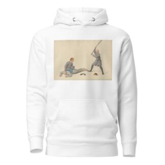 An offender undergoing the Bastinade by George Henry Mason Hoodie