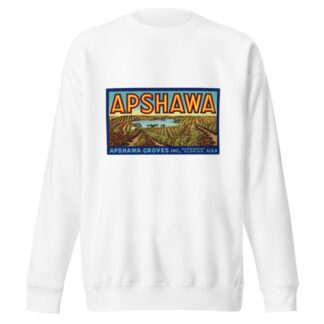 Apshawa Citrus Label by Anonymous Sweatshirt