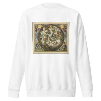 Haemisphaerium Stellatum Australe Cum Aequali Sphaerarum Proportione by Andreas Cellarius Sweatshirt