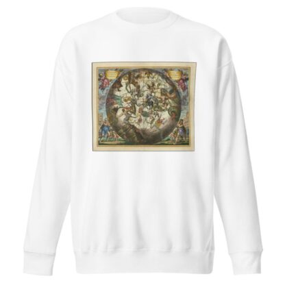 Haemisphaerium Stellatum Australe Cum Aequali Sphaerarum Proportione by Andreas Cellarius Sweatshirt