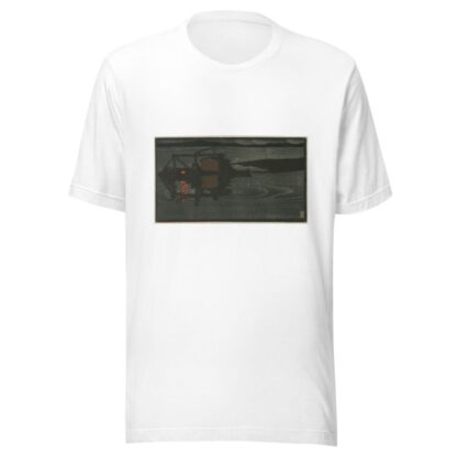 Raft of Logs on a Lake at Night by Eric O. W. Ehrström T-Shirt