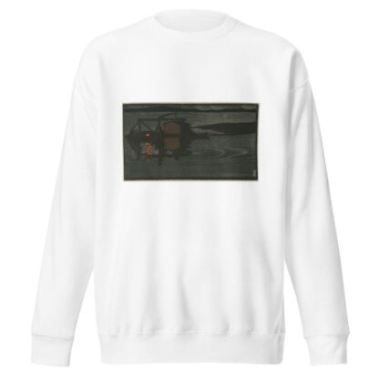 Raft of Logs on a Lake at Night by Eric O. W. Ehrström Sweatshirt