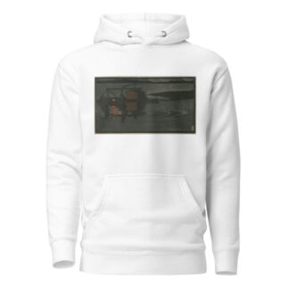 Raft of Logs on a Lake at Night by Eric O. W. Ehrström Hoodie