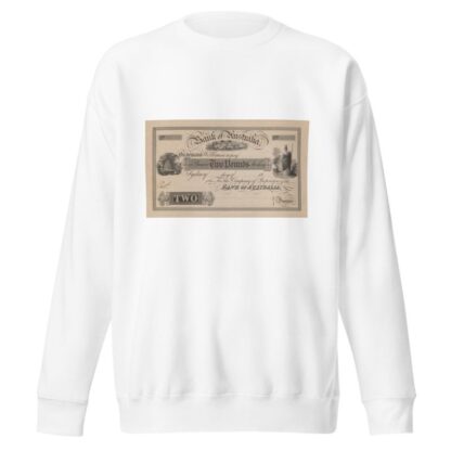 Bank of Australia two pound note by Perkins & Heath Sweatshirt