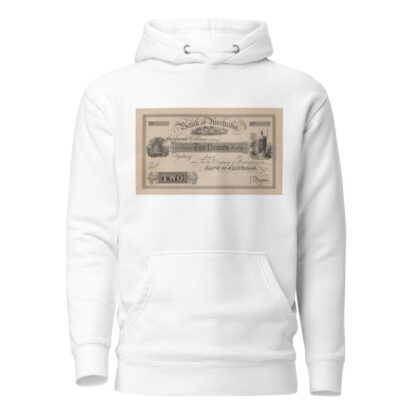 Bank of Australia two pound note by Perkins & Heath Hoodie
