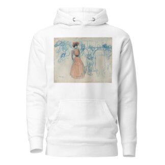 Woman at the Bus Stop by Théophile Alexandre Steinlen Hoodie