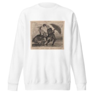 It’s nothing Eleanor… by Honoré Daumier Sweatshirt