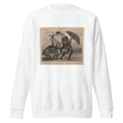 It’s nothing Eleanor… by Honoré Daumier Sweatshirt
