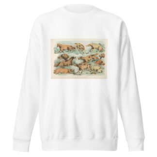 Hounds by Henry Thomas Alken Sweatshirt