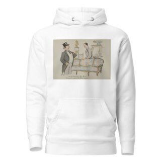 Vous qui connaissez les bons Boins, trouvez-moi un joli petit tabouret Louis XV ! by Georges Goursat (Sem) Hoodie