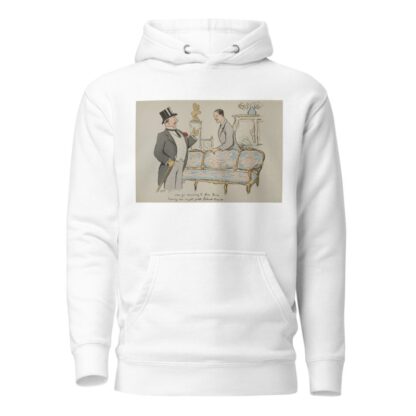 Vous qui connaissez les bons Boins, trouvez-moi un joli petit tabouret Louis XV ! by Georges Goursat (Sem) Hoodie